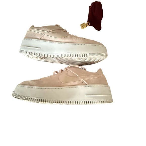 Nike Air Force 1 Sage Low Particle Beige W8.5 - Picture 7 of 11